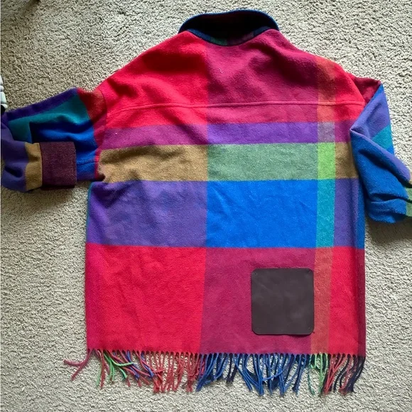 GUNIA Utility Shirt Jacket / Plaid Wool Shirt - Picture 2 of 8